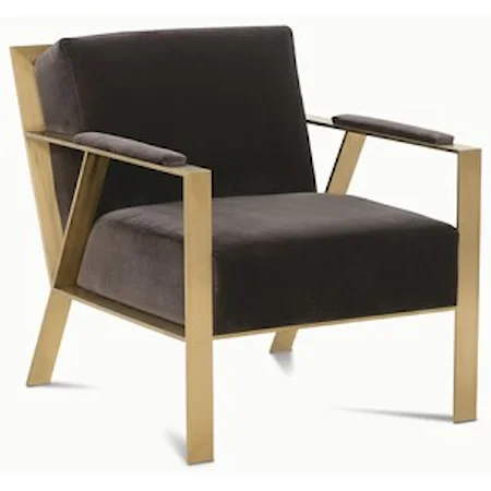 Contemporary Chair with Metal Frame